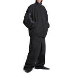 Куртка Balenciaga с логотипом на рукавах, черный - фото 3