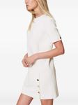 TWINSET платье мини на пуговицах, белый - фото 3