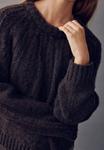 Джемпер Next BLEND CABLE KNIT CREW NECK, Chocolate Brown/Brown - фото 6