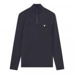 Свитер Lyle & Scott Tonal Eagle Half Zip, синий - фото