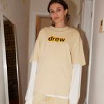 Футболка женская бежевая Drew House - фото 3