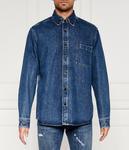 Рубашка BOSS BLACK Relaxed fit, синий - фото