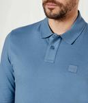 Поло Boss Orange Passerby Slim Fit, синий - фото 4