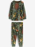 Пижама Next, цвет Cream/Green - фото 4