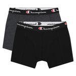 Трусы-боксеры Champion, черный/серый - фото