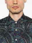 Рубашка с принтом пейсли ETRO, синий - фото 5