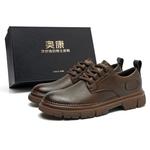 Ботинки мужские черные/коричневые AOKANG, черные (стандартный размер спортивной обуви) - фото 9