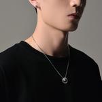 MYSH Серебряное колье 925 пробы для мужчин - фото 9