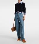 Кожаные мюли-эспадрильи Prada, Cuoio - фото 3