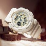 Женские часы BABY-G 46.3 мм белые CASIO - фото 5