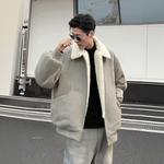 Пуховик Unisex Lapel Thickened Patchwork X1617, coffee - фото 6