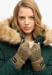 Перчатки Superdry & Co CABLE LUXE, Moss Khaki/Khaki - фото