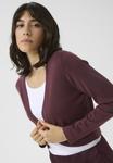 Кардиган Kaffe ASTRID BOLERO, Fudge/Bordeaux - фото 4