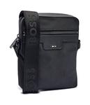 Сумка мужская Boss текстильная через плечо, черный - фото 4