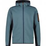 Толстовка с капюшоном, мужская куртка с фиксированным капюшоном Cmp, цвет hydro - фото