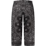 Джинсы-бананы джаккард Supreme, черный - фото 3