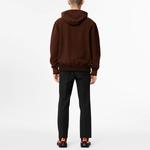Толстовка men's fw21 solid color drawstring hooded long sleeves pullover brown Louis Vuitton, коричневый - фото 3