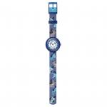 SWATCH Flik Flak кварцевые детские часы 3185 мм синий циферблат корпус из био-материала ремешок из переработанного PET - фото 3
