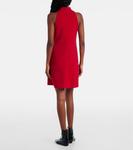 Мини-платье с запахом из крепа Heritage Courrèges, Ruby - фото 3