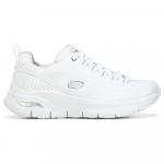 Кроссовки Skechers Arch Fit Citi Drive с поддержкой свода стопы (широкая колодка), белый/серебристый - фото 2