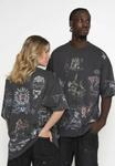 Футболка Multiply Apparel OVERSIZE FRESCO, Black Soda Washed/Grey - фото 2