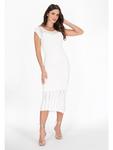 Платье до колена faina, белый - фото 3