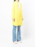 Undercover фактурное пальто, желтый - фото 3