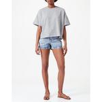 Толстовка Pieces Chilli Summer 2/4 Loose Short Sleeve, серый - фото 4