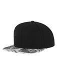 Бейсболка Flexfit Snapback, цвет blk/wht - фото 3