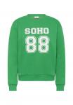 Толстовка Kaffe Sweatshirt, Jelly Bean W Chalk Print/Green - фото 6