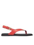 Сандалии Color Block Thong Flat Sandal FW0FW08883 Tommy Hilfiger, оранжевый - фото