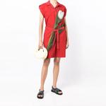 Платье Kenzo с короткими рукавами, красный - фото 2