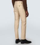 Хлопковые брюки чинос в стиле милитари Tom Ford, бежевый - фото 4