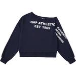 Свитшот женский GAP, синий - фото
