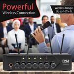 Pyle Pro PDWM4120 UHF Wireless System with 4 Handheld PDWM4120 - фото 3