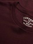 Футболка Essentials Relaxed Superdry, Rich Deep Burgundy - фото 4