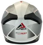 Шлем APEX ft300 new york, Gray/Red - фото 2