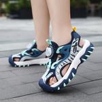 Детские сандалии BKG, синий/бежевый/зеленый - фото 10