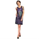 Гарри Поттер - Мини-платье из батика с гербом Хогвартса - фото 4