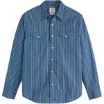 Levis Мужская синяя рубашка - фото