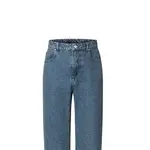 Монограммный жаккард деним штаны для скейтбординга LOUIS VUITTON, синий - фото 5