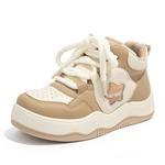 Кроссовки Humanism 1986 Skateboarding Shoes Women's High-top, бежевый - фото 3