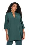 Туника Ulla Popken, темно-зеленый - фото 2