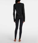 Alosoft Finesse джерси топ Alo Yoga, Black - фото 3