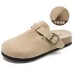 Закрытые тапочки для женщин AGSDON, хаки - фото 5