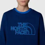 Детский свитшот Drew Peak The North Face, синий - фото 4