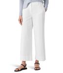 Брюки Eileen Fisher Wide Ankle Trouser, белый - фото