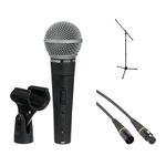 Ручной микрофон Shure SM58S Mic, Stand, and Cable Kit - фото