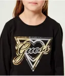 Блуза regular fit Guess, черный - фото 4