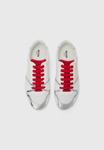 Кроссовки MOSCHINO Trainers, Bianco/Rosso/Silver-Coloured/White - фото 4